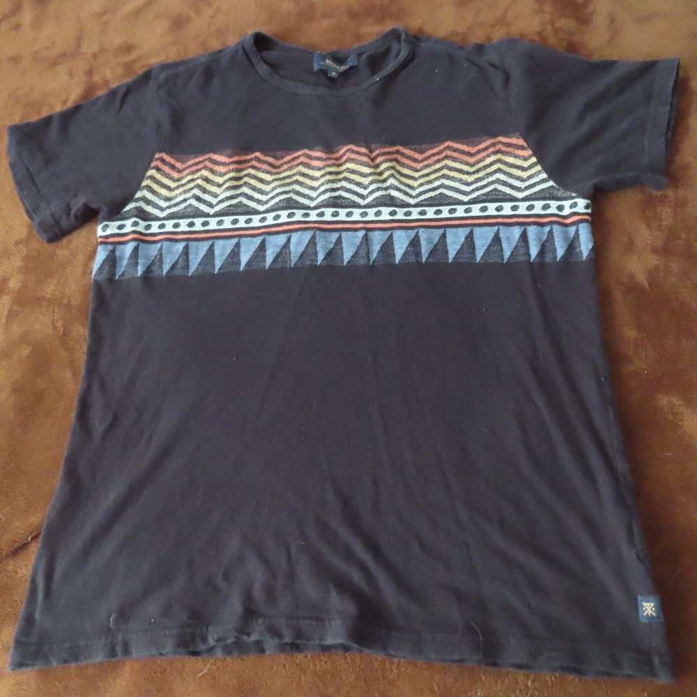 ROARK REVIVAL NATIVE SOLSTICE KNIT TOP RK269-BLK M